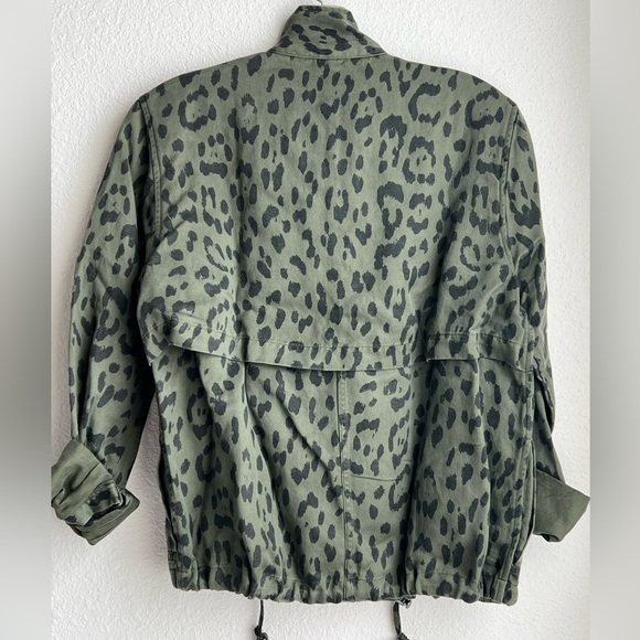 Rails Collins Utility Jacket Green Leopard BNWT - Picture 5 of 7